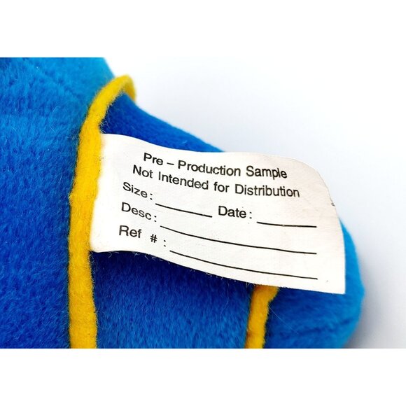 Nanco Pre-Production Sample Red Hermit Crab in Blue Shell 12" - Picture 4 of 6